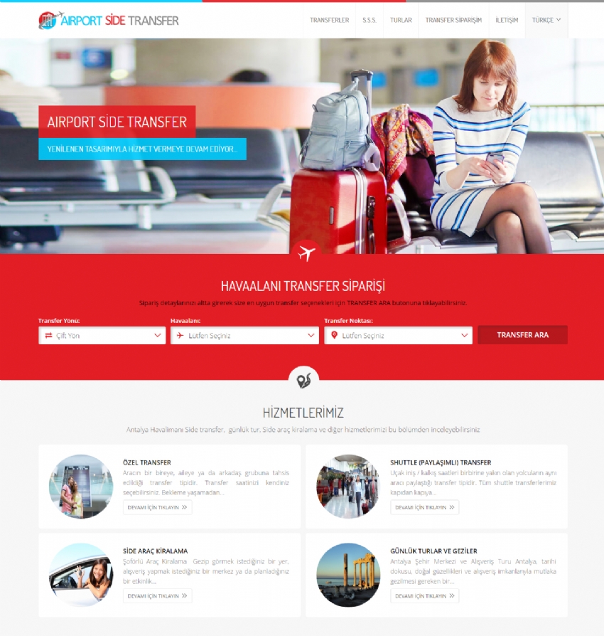 Airport Side Transfer Bizi Tercih Etti
