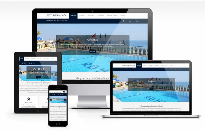 Hotel Royal Alanya Yeni Websitesi Yay�nda