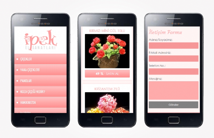 İpek El Sanatları'nın Web Sitesi Artık Mobil Cihazlara Uyumlu