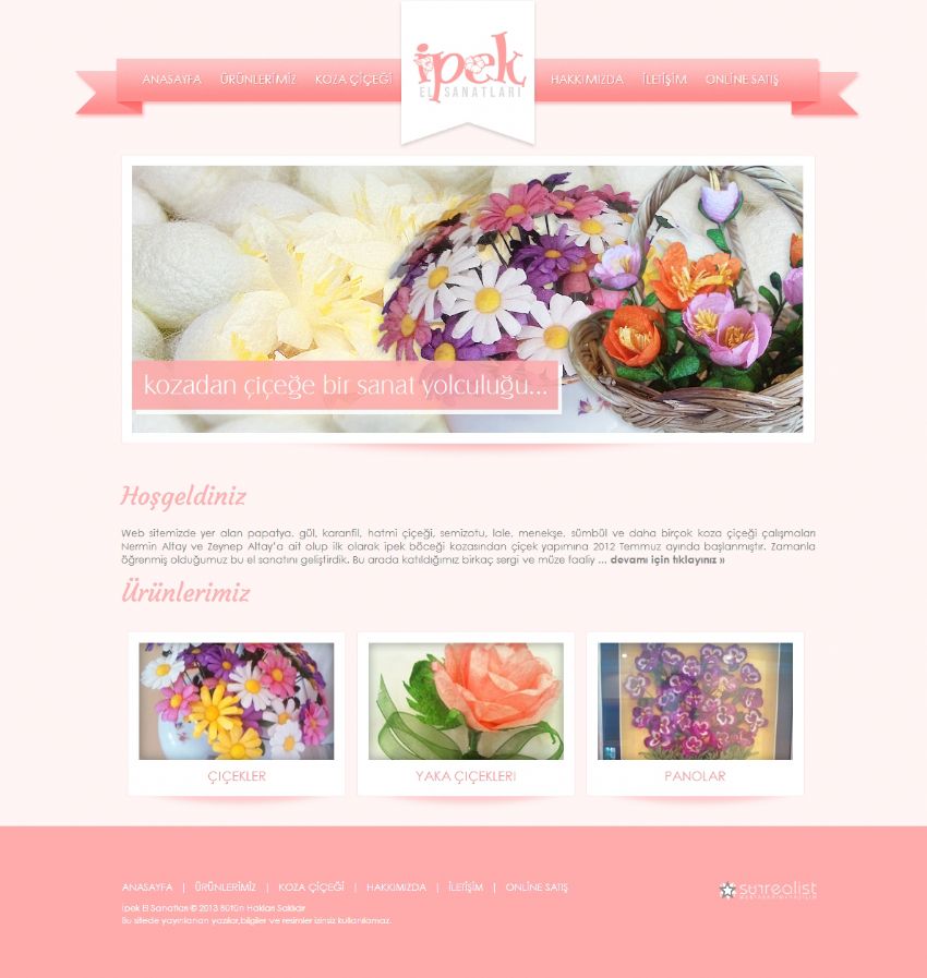 �pek El Sanatlar�'n�n Yeni Websitesi Yay�na Girdi